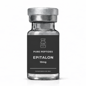 Pure Peptides EPITALON 10mg vial mockup on a white background